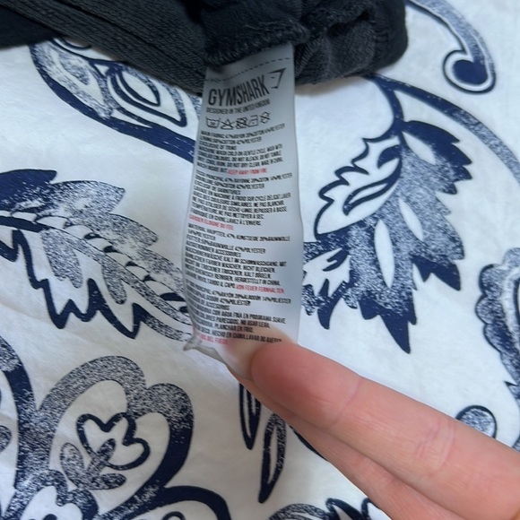 Gymshark Black Ruched Cropped Hoodie - Picture 5 of 9